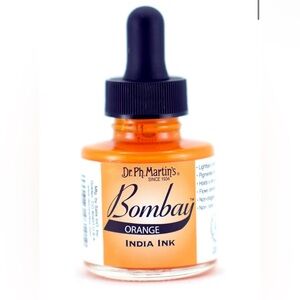 🔥5 FOR $25🔥 Dr. Ph. Martin’s Bombay India Ink, Orange